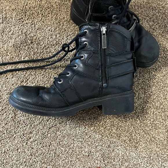 Harley-Davidson Kelley Harness Riding Black Leather Boots - Picture 4 of 10